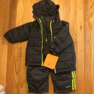Toddler Snow Jacket and Bib